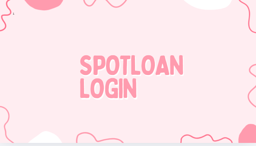 Spotloan Login