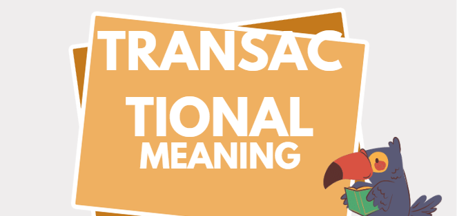 TRANSACTIONAL MEANING