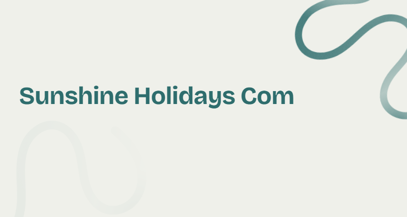 Sunshine Holidays Com