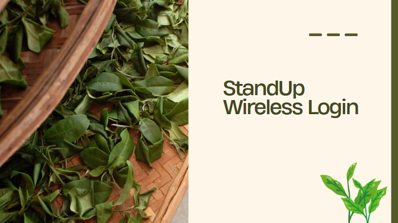StandUp Wireless Login