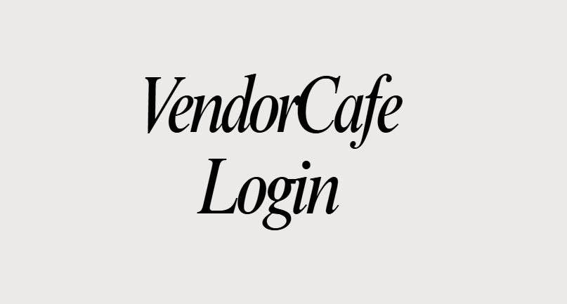 VendorCafe Login