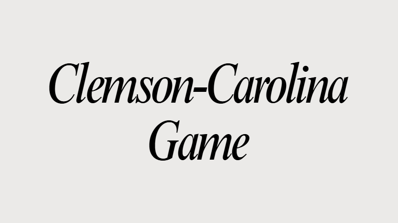 Clemson-Carolina Game