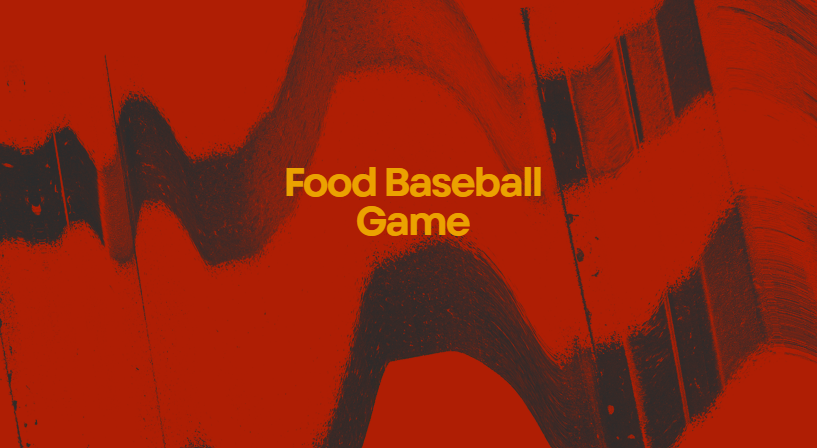 Food Baseball Game