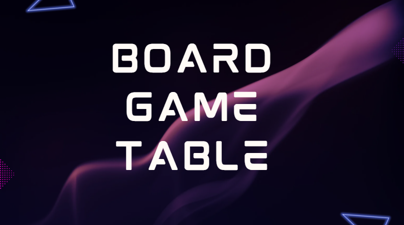 Board Game Table
