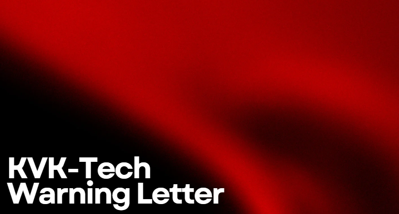 KVK-Tech Warning Letter