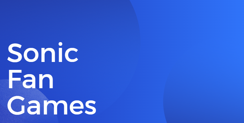 Sonic Fan Games