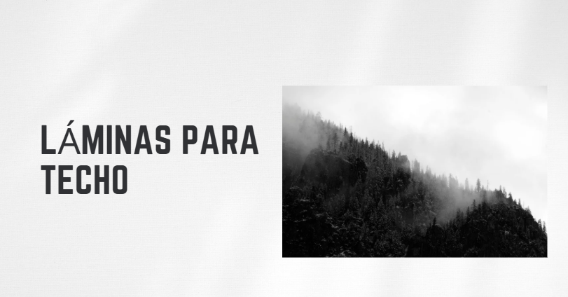 Láminas para techo