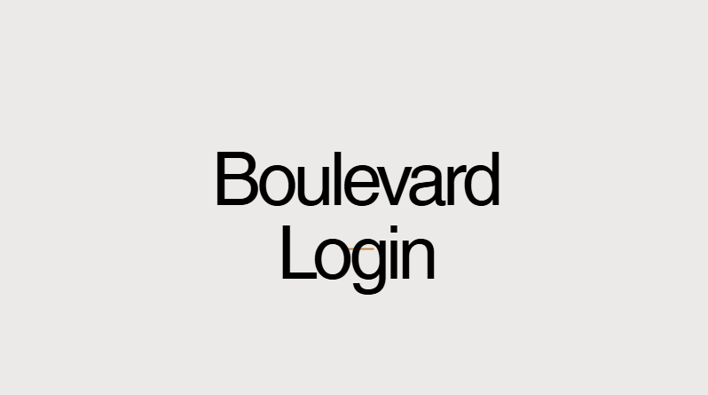 Boulevard Login